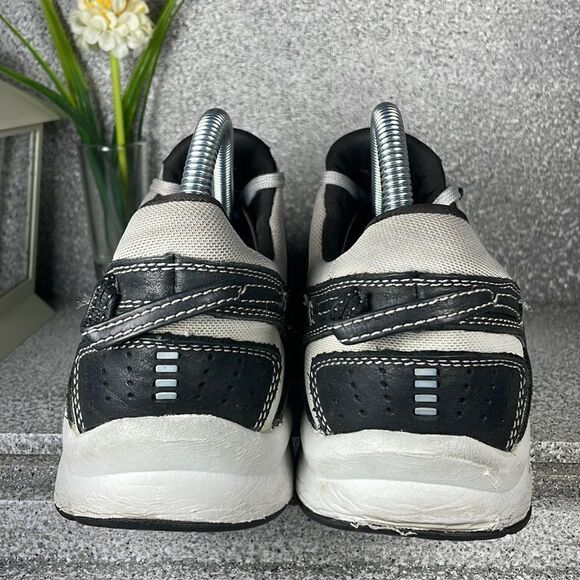 Lands' End Casual Black Leather Walking Sneakers Shoes Size 9 - Picture 5 of 9